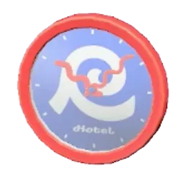 ホテルのかべかけどけい画像