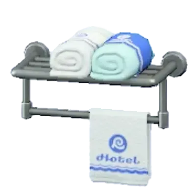 ホテルのタオルラック画像