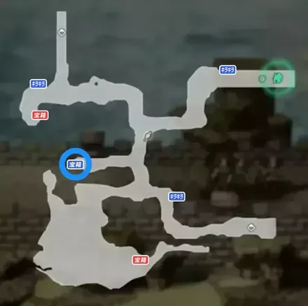 異邦の指輪の青宝箱マップ画像