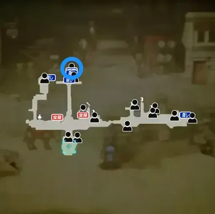 小烏丸の青宝箱マップ画像