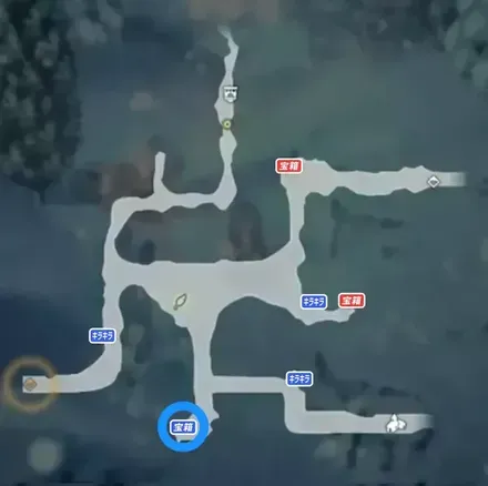 フロストアクスの青宝箱マップ画像