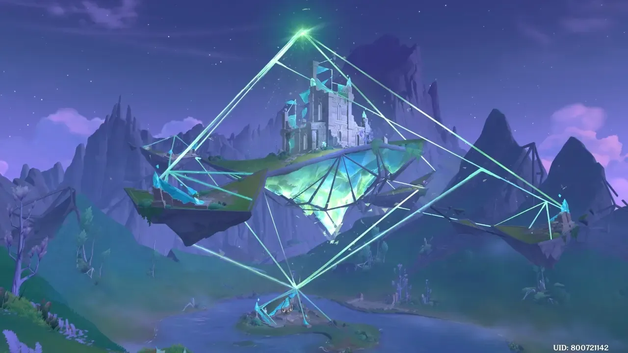 全て繋げたら中央の島に移動