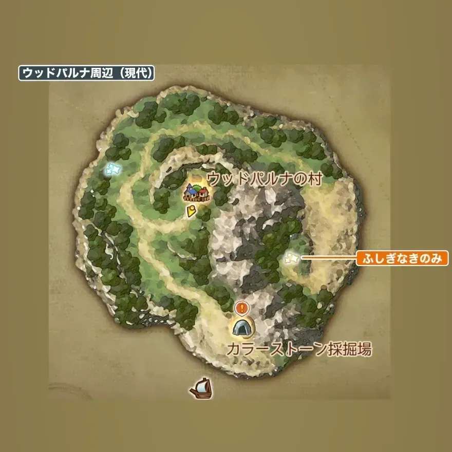 ウッドパルナ周辺（現代）