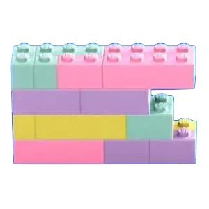 LEGOパーテーションのキュートの画像