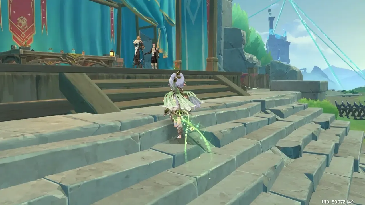 西風の砦奥に向かう