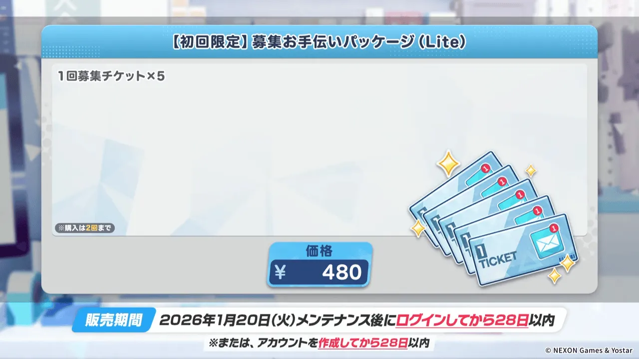 募集お手伝いパッケージ