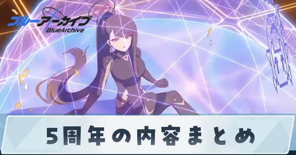 5周年イベントの予想