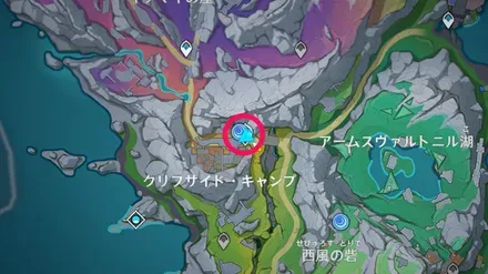 月下の守り人のマップ