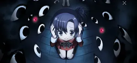 何かが見ている画像