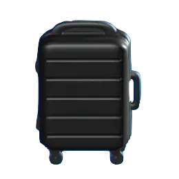 スーツケースのブラックの画像