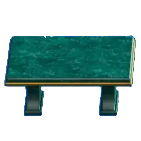 だいりせきのテーブルのグリーンの画像