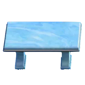 だいりせきのテーブルのブルーの画像