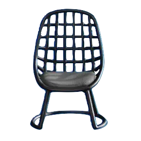 ワイヤーなチェアのブラックの画像