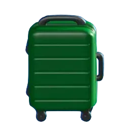 スーツケースのグリーンの画像