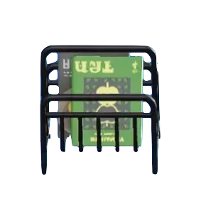 ワイヤーなマガジンラックのブラックの画像