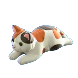 ねこのぬいぐるみの三毛の画像