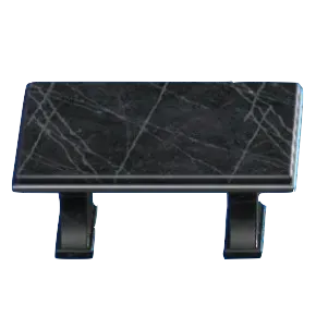 だいりせきのテーブルのブラックの画像