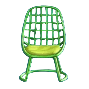ワイヤーなチェアのグリーンの画像