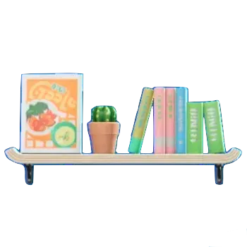 かべかけほんだなのホワイトの画像