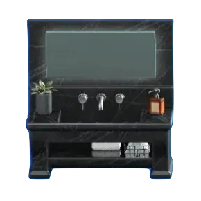 だいりせきのせんめんだいのブラックの画像