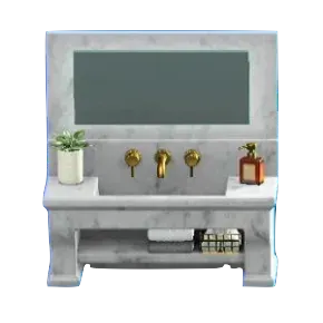 だいりせきのせんめんだいのホワイトの画像