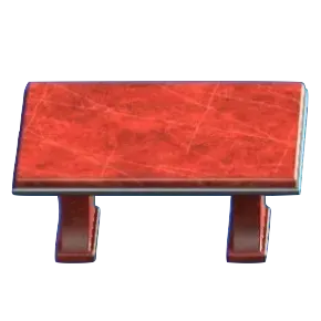 だいりせきのテーブルのレッドの画像