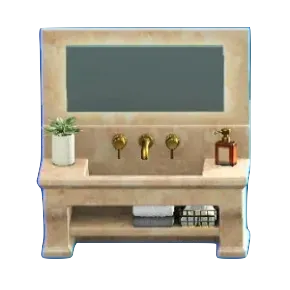 だいりせきのせんめんだいのベージュの画像