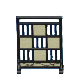 わふうモダンなついたてのブラックの画像