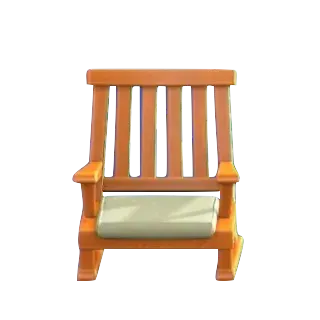 わふうモダンなざいすのオレンジウッドの画像