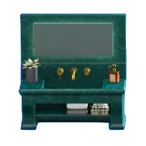 だいりせきのせんめんだいのグリーンの画像