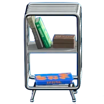 ワイヤーなシェルフのシルバーの画像