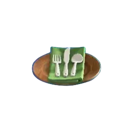 カトラリーのホワイトの画像