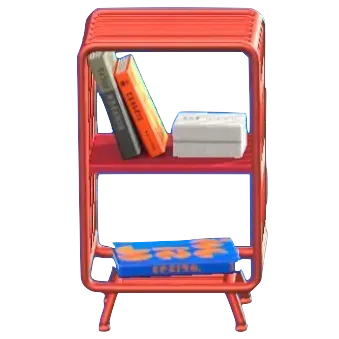 ワイヤーなシェルフのレッドの画像