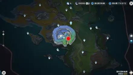 虹月海を望めぬ峰マップ