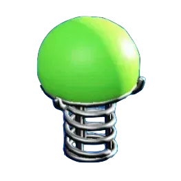 ワイヤーなランプのグリーンの画像