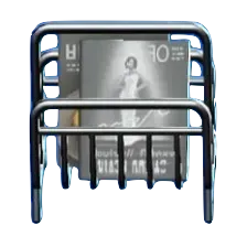 ワイヤーなマガジンラックのファッション誌の画像