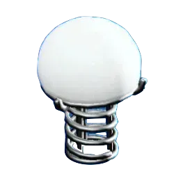 ワイヤーなランプのホワイトの画像