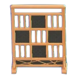 わふうモダンなついたての黒の画像