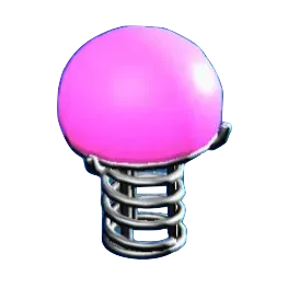 ワイヤーなランプのピンクの画像