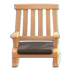 わふうモダンなざいすの黒の画像