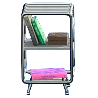 ワイヤーなシェルフのピンクの画像