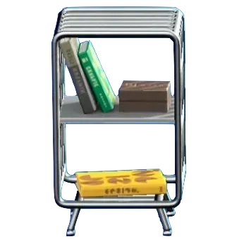 ワイヤーなシェルフのイエローの画像