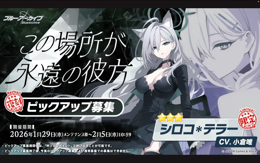 シロコテラーガチャ