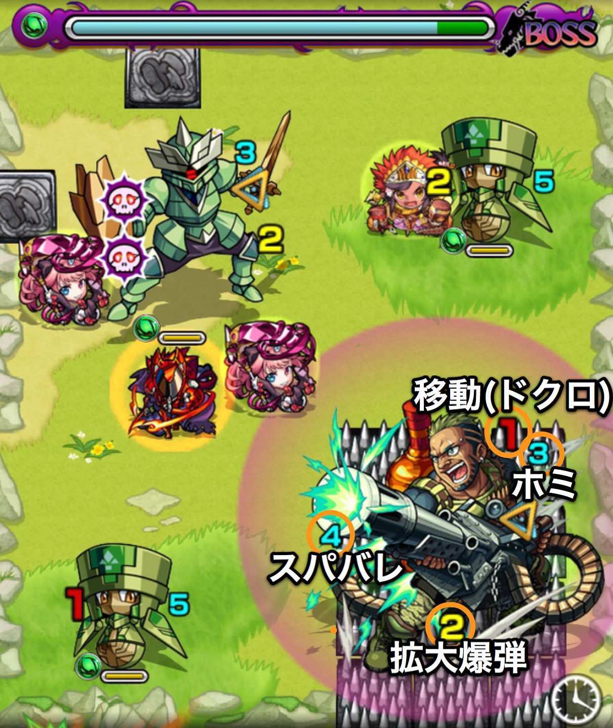 iバーボン軍曹のボスステージ1攻略