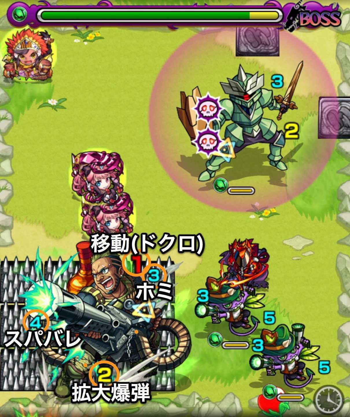 バーボン軍曹のボスステージ2攻略