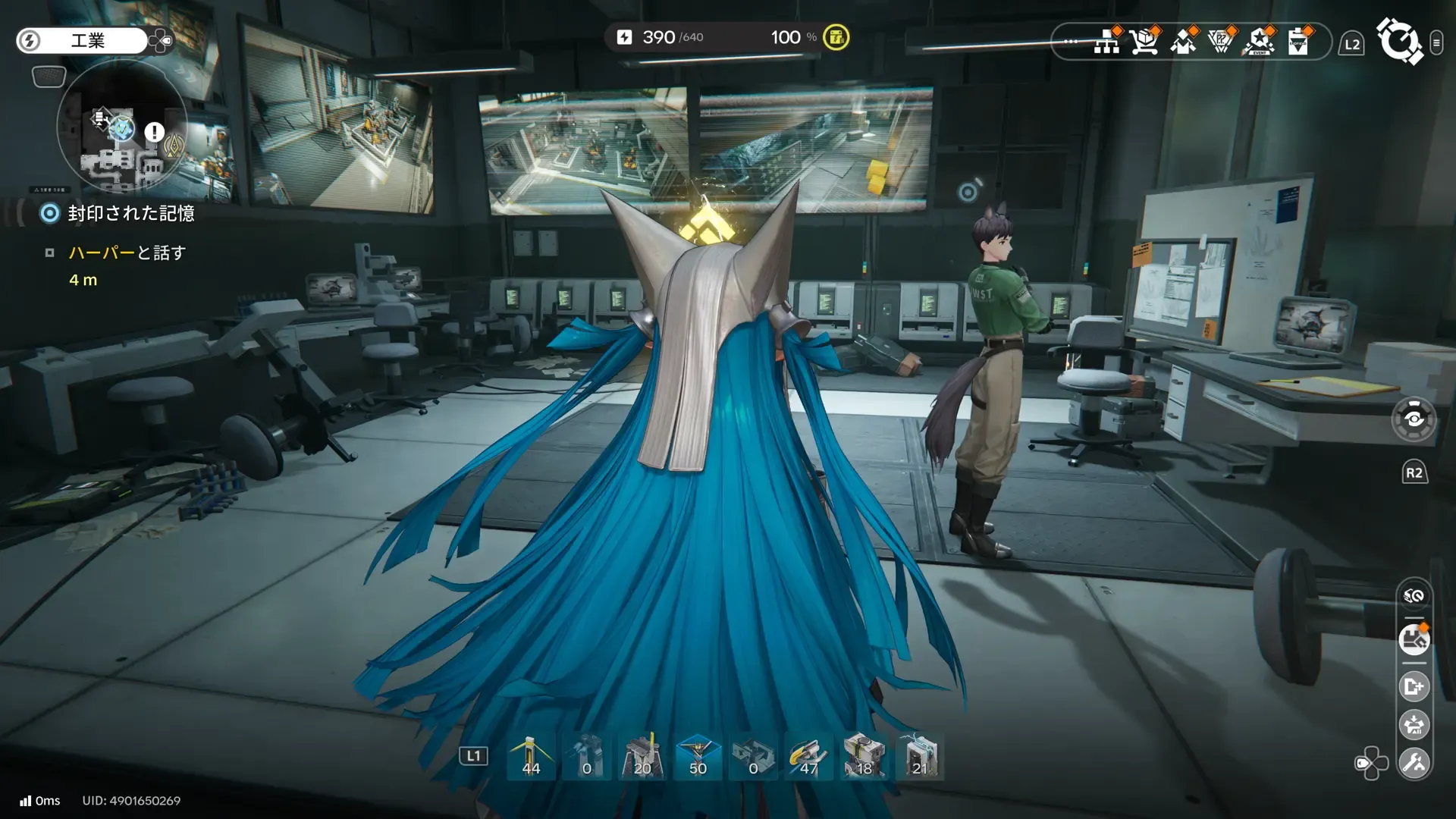 ハーパーと話す＆源石回路を入手