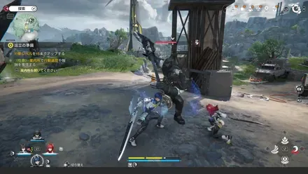 アレッシュで攻撃を防ぐ