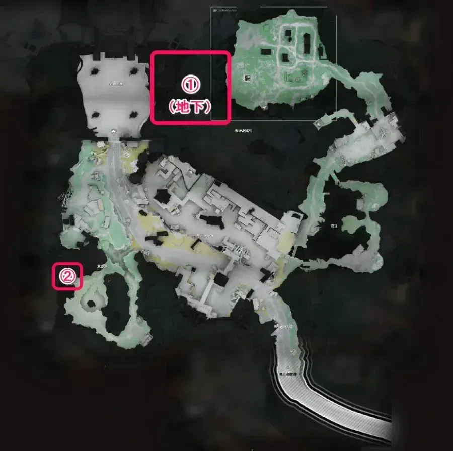 谷地通路の攻略・エリア解放:900x897