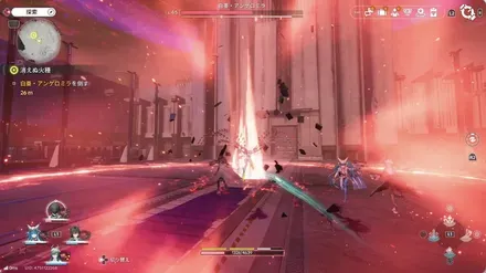 空中からの攻撃＋衝撃波