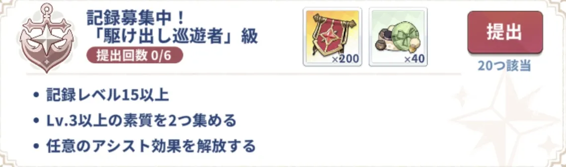 駆け出し巡遊者